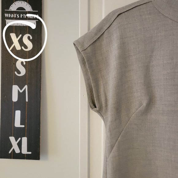 Structured grey dress shirt XS Banana Republic - Picture 3 of 7